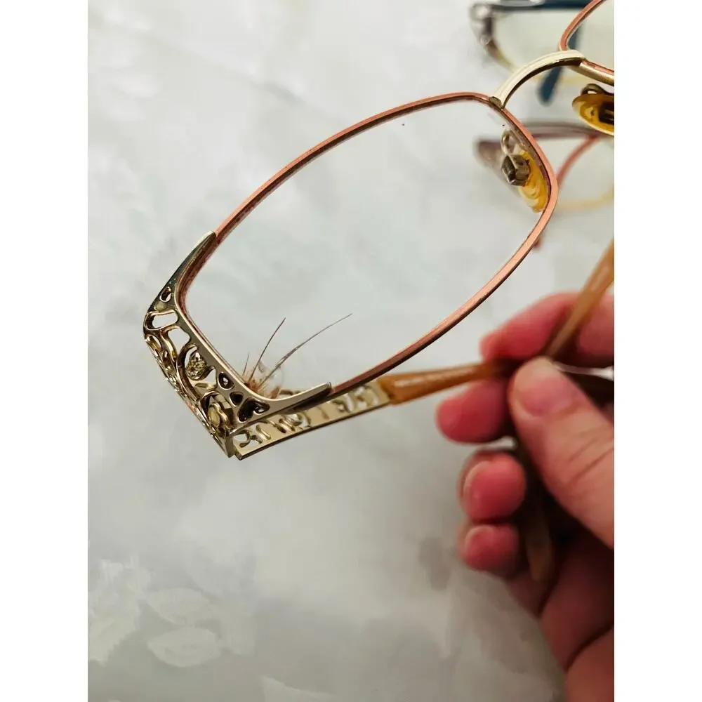 6 Vintage Womens Eyeglass Frames Lot Sophia Loren Austria Repair Collectors